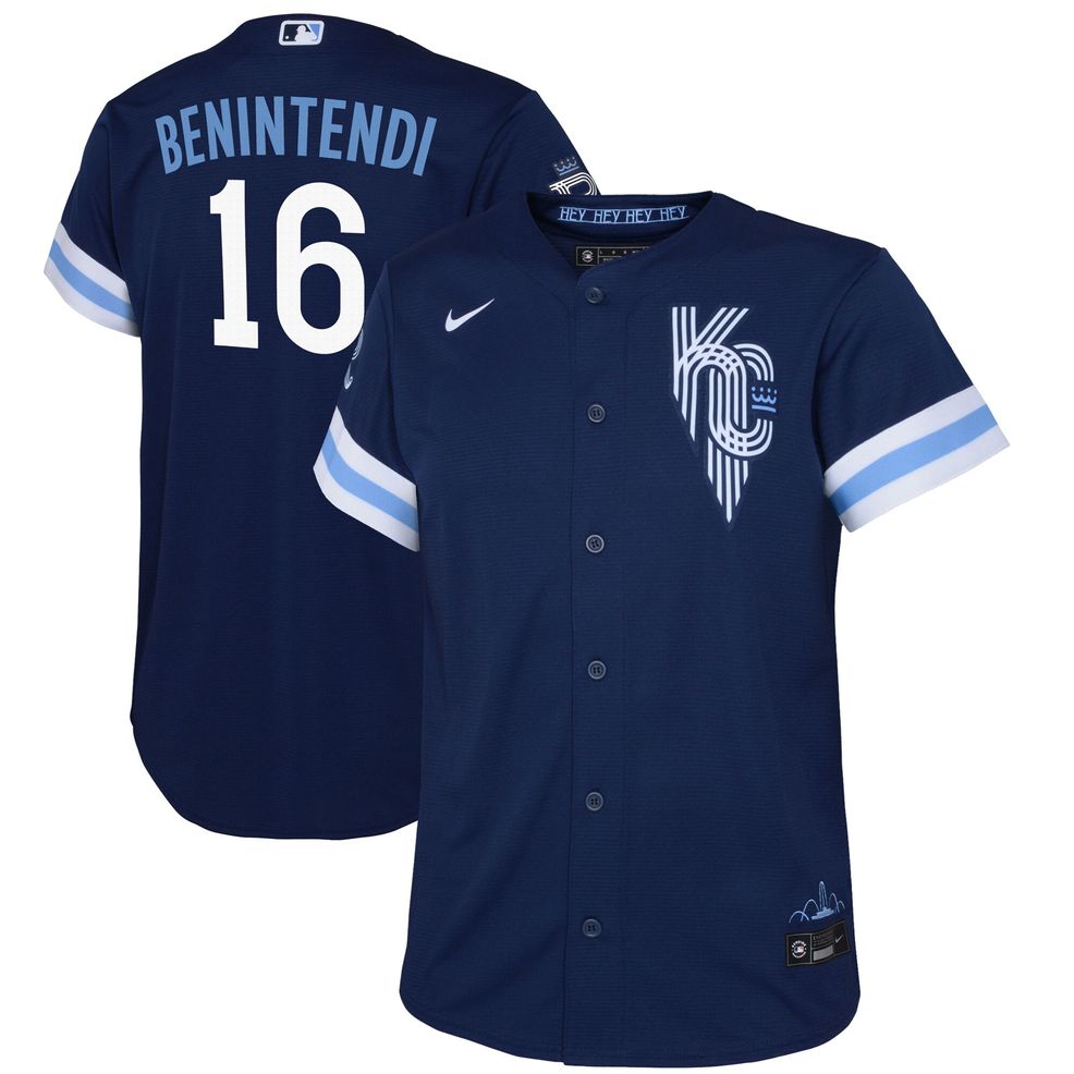 Andrew Benintendi Kansas City Royals Preschool 2022 City Connect Replica Player Jersey – Navy