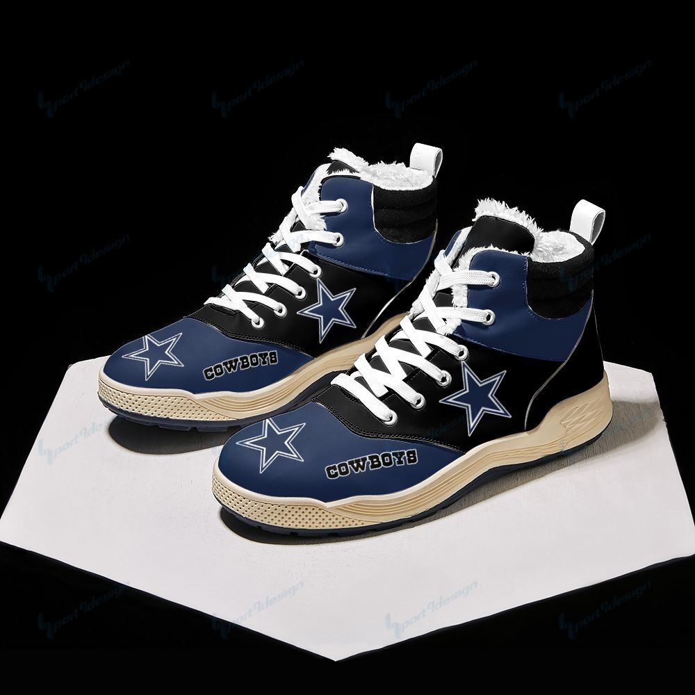 Dallas Cowboys Winter High Top Fashion Sneaker 45