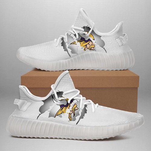 240708 Minnesota Vikings Yeezy Shoes