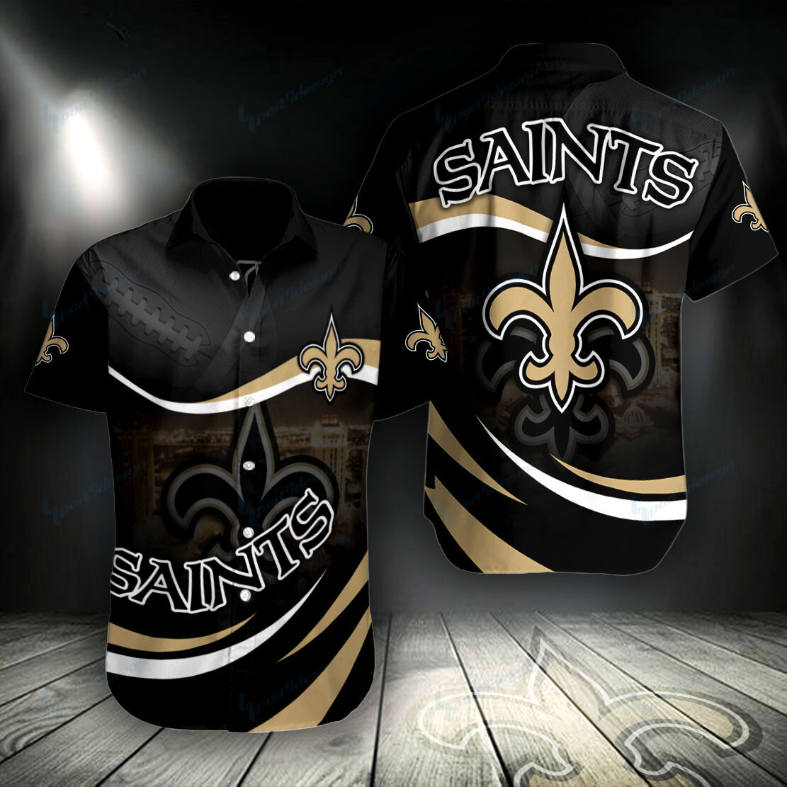 New Orleans Saints Button Shirt Bg712 – Donelanetop Store