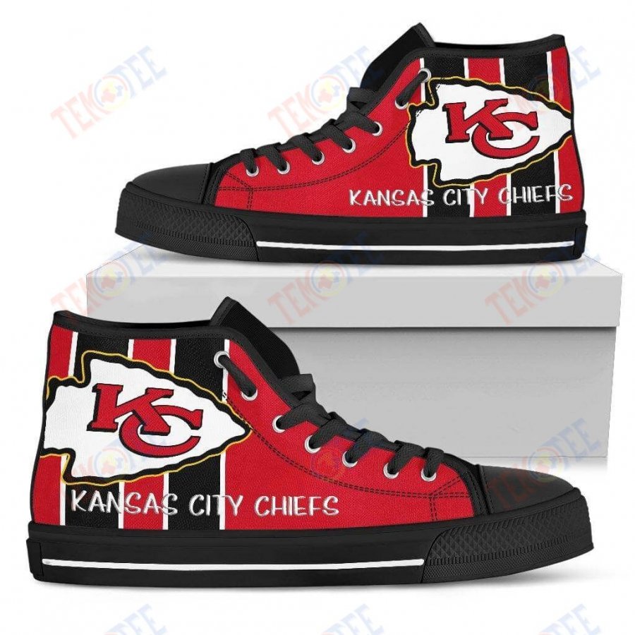 Mens Womens Kansas City Chiefs High Top Shoes Steaky Trending Fashion Sporty Shoes For Men Custom Shoes TMT468