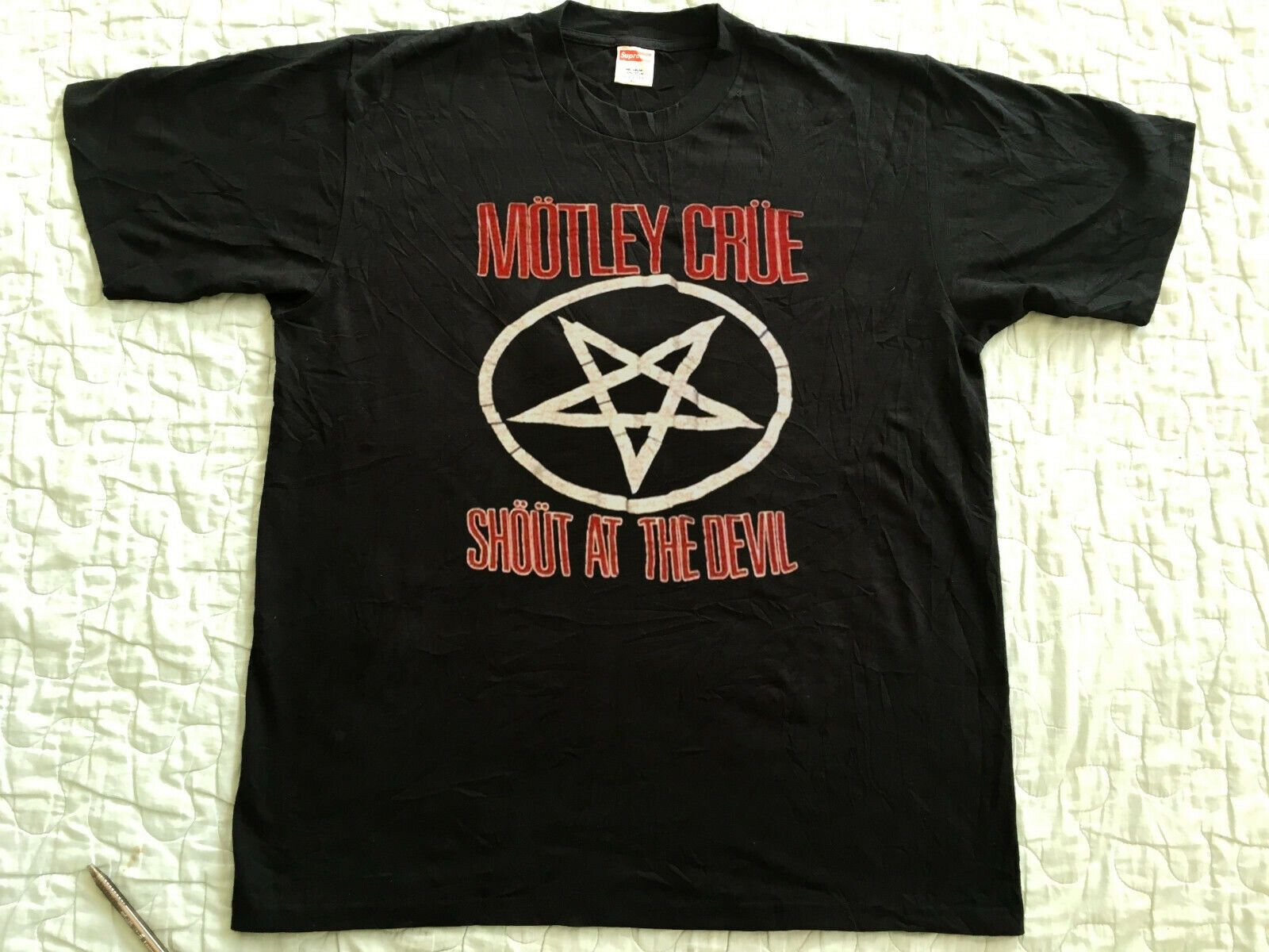 Vintage T-Shirt 1983-84 Motley Crue Shout At The Devil Tour