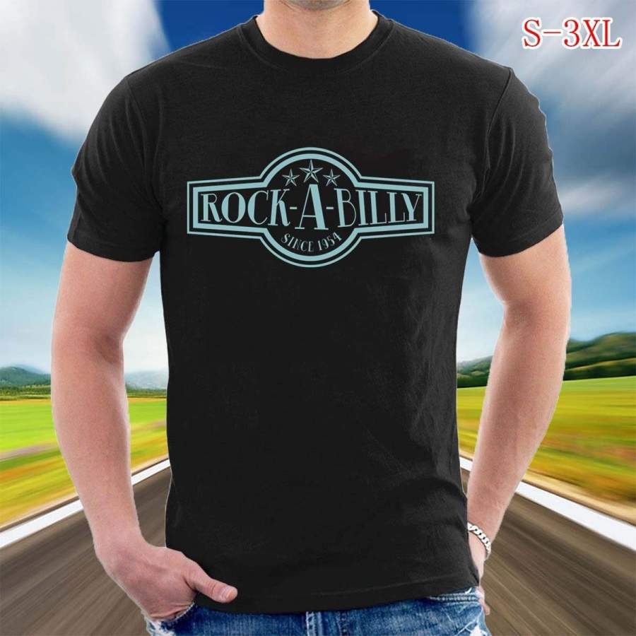 ROCK-A-BILLY Since 1954 Rockabilly SUN Record Rock’n’Roll Retro Vintage Men’s T-Shirt