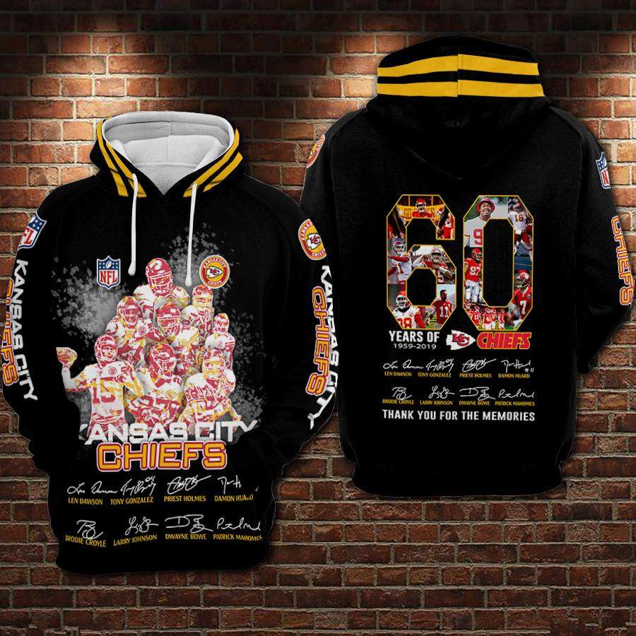 Kansas City Chiefs Hoodie 3D Style3296 All Over Printed