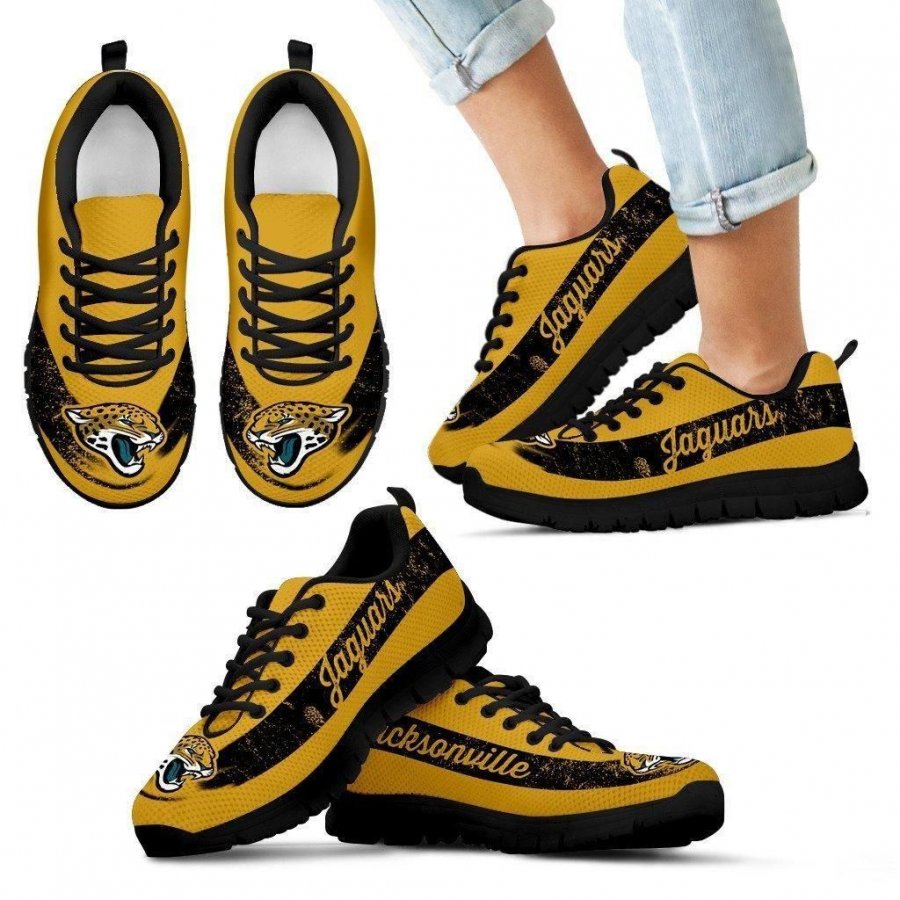 Cool Line Logo Jacksonville Jaguars Sneakers #555