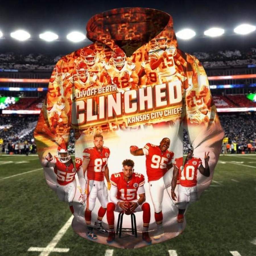 Kansas City Chiefs Hot Teams Hoodie Unisex 3D All Over Print