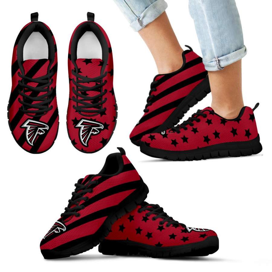 Splendid Star Mix Edge Fabulous Atlanta Falcons Sneakers