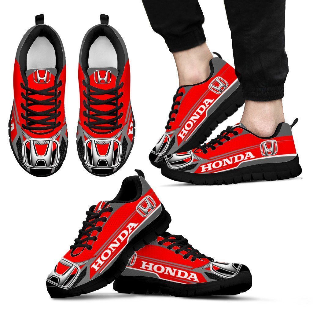 3D Printed Honda Nth-Hl Sneakers Ver 1 For Men & Women (Red)