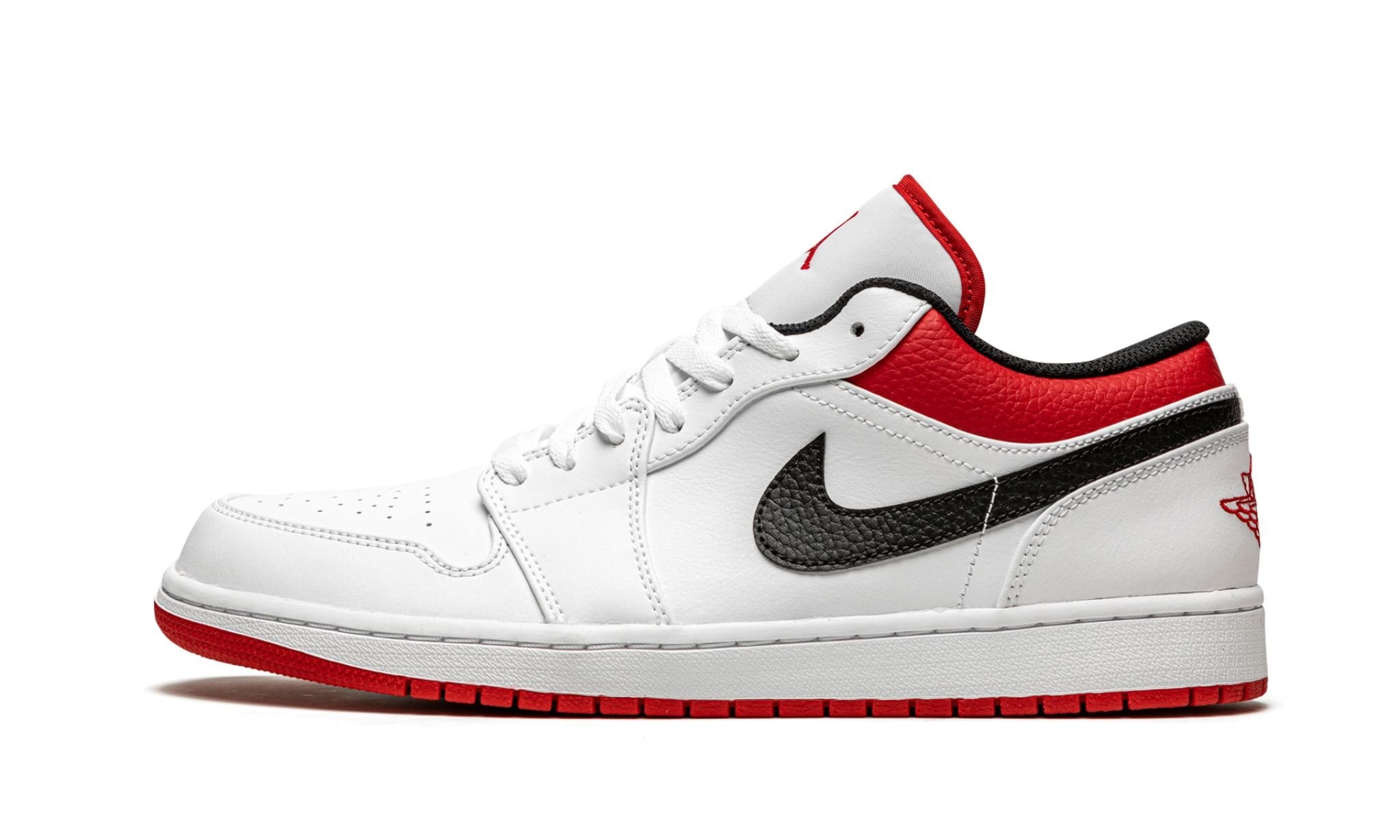 JD 1 Low White Gym Red SNK276373263