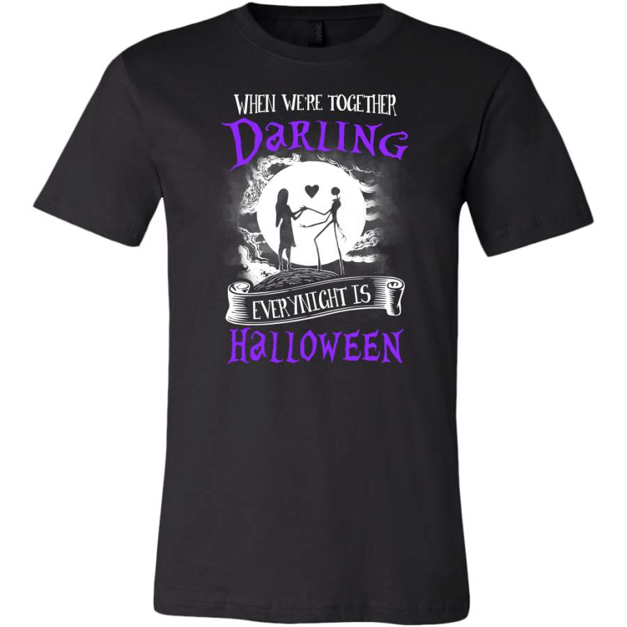 When Were Together Darling Ever Alright is Halloween Shirt, The Nightmare Before Christmas Shirt