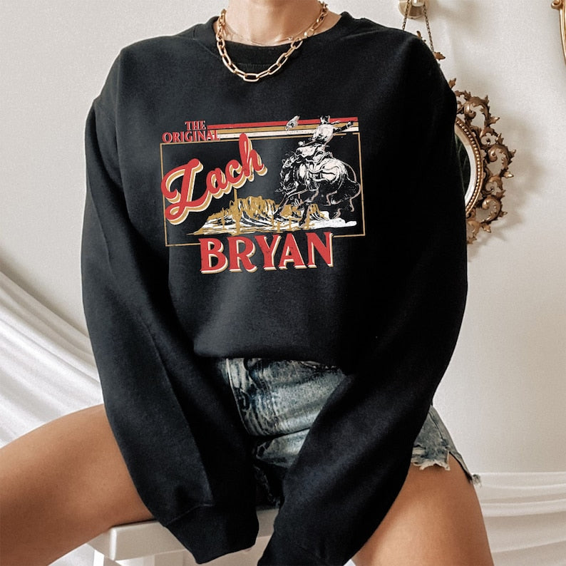 Retro 90S Zach Bryan Shirt, Sweatshirt, Zach Bryan Boho Shirt, Zach Bryan Boho Tee, Western Shirt, Burn Burn Burn Tour