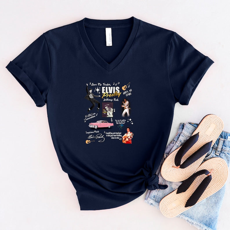 Elvis Presley Official Dancing Star Rock Music T-Shirt, Elvis Presley Shirt, Elvis Presley Official Retro Shirt, Elvis Presley Lovers Shirt