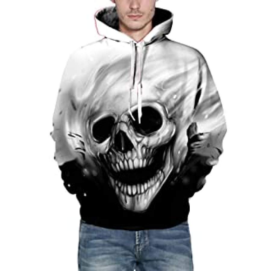 DAYDAYUP 3D Printed Hoodies Hoodie for Teens Boys Men’s Long Sleeve Sweatshirts Neon Graphic Jumpers Animal Sportswear Wolf Hoody Men Christmas