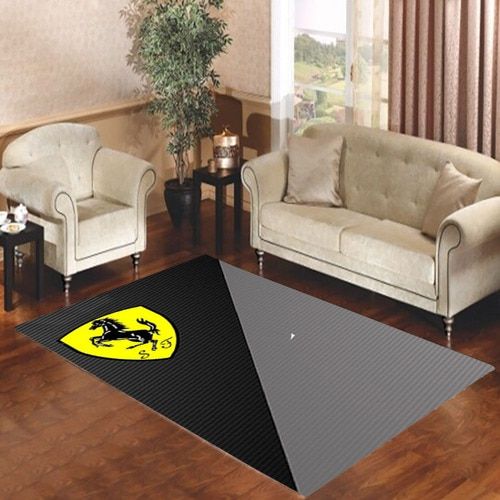 Black White Ferrari Living Room Carpet Rugs Area Rug For Living Room Bedroom Rug Home Decor