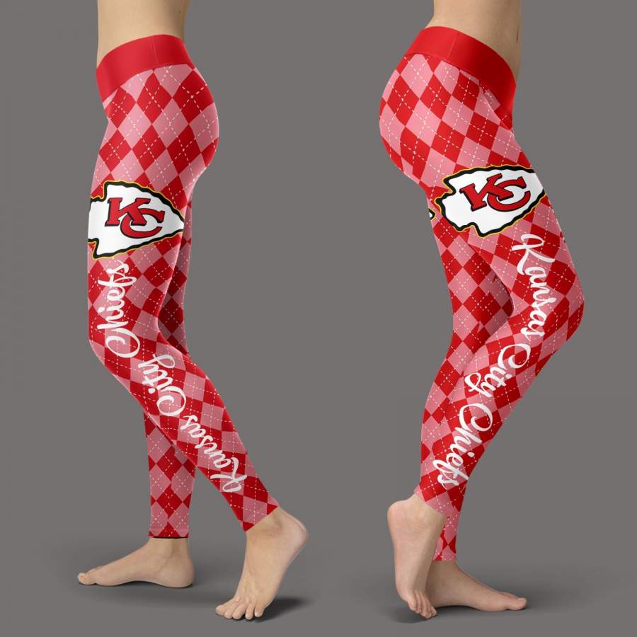 Cosy Seamless Border Wonderful Kansas City Chiefs Leggings