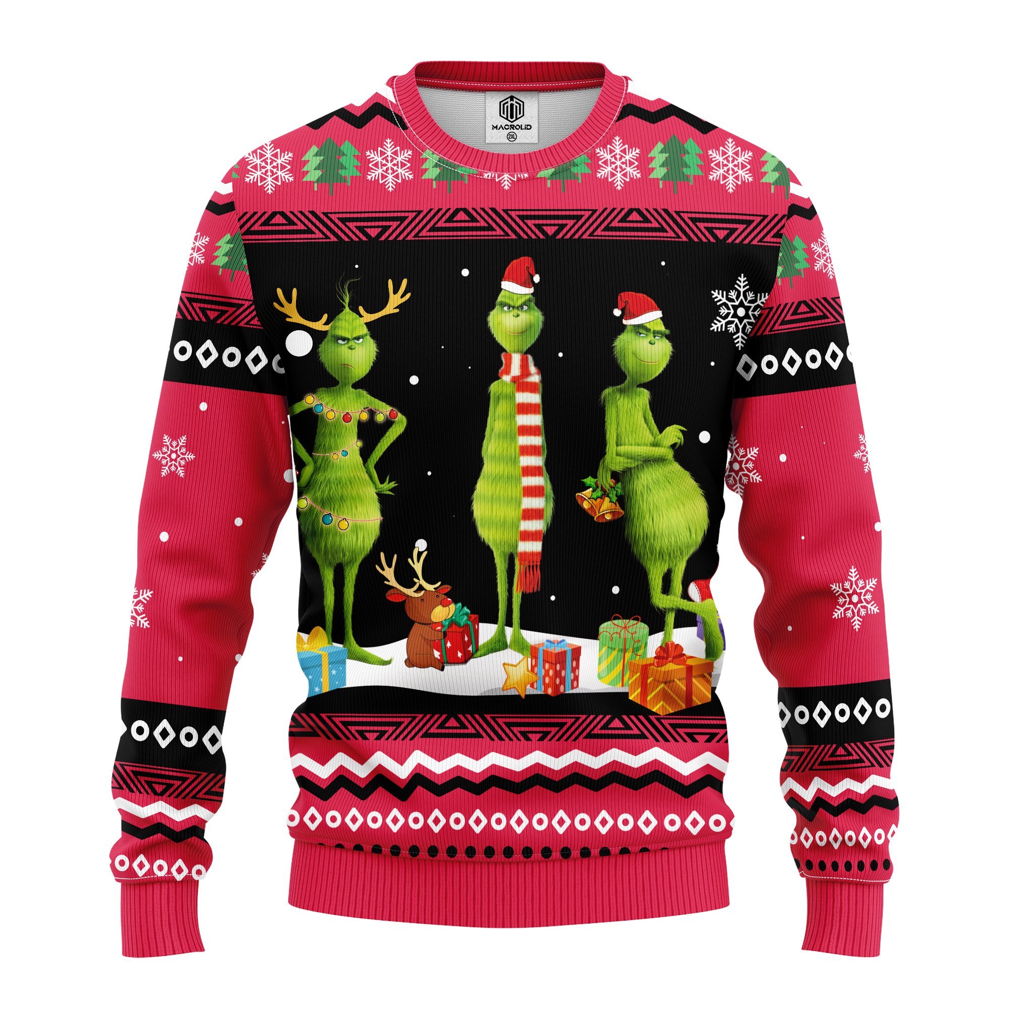 Grinch 3D Ugly Christmas Sweater Amazing Gift Idea Thanksgiving Gift