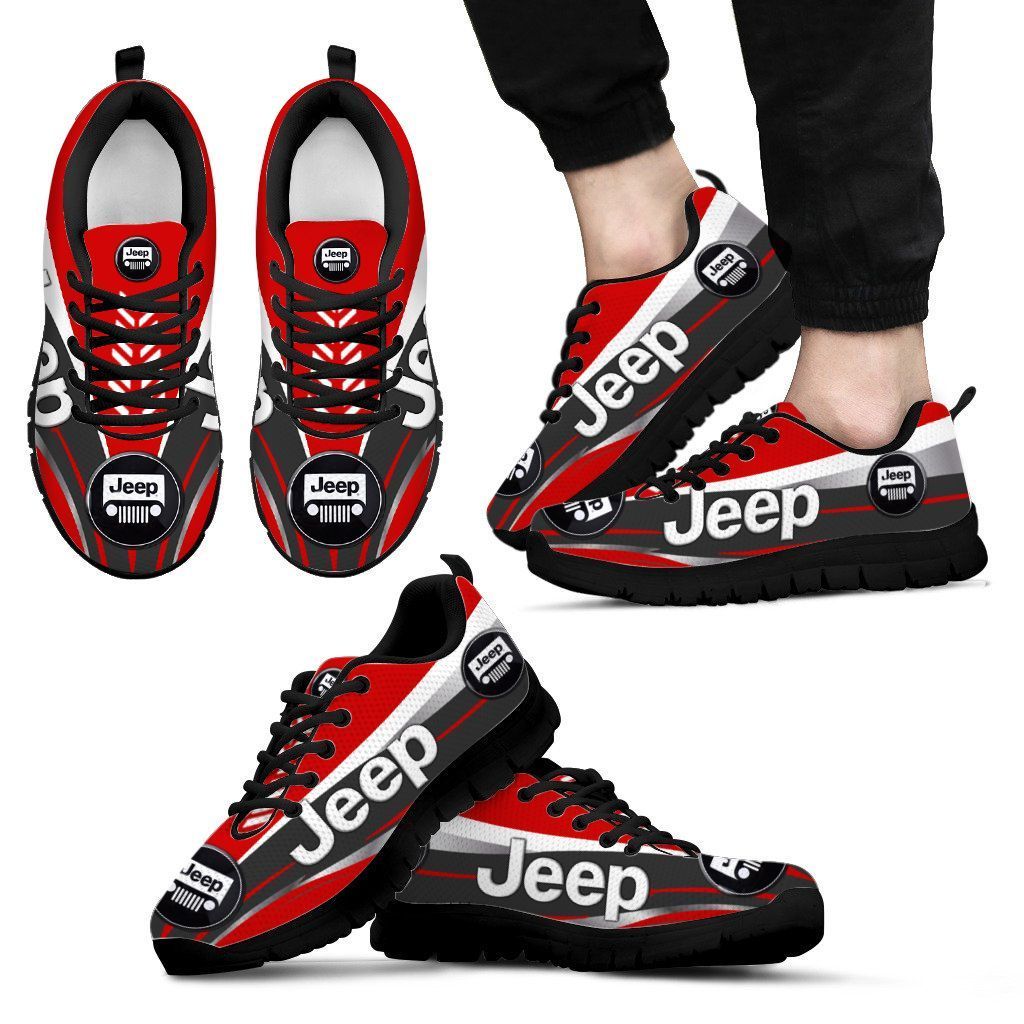 3D Printed Jeep Lph Sneakers Ver 4 For Men & Women (Red)