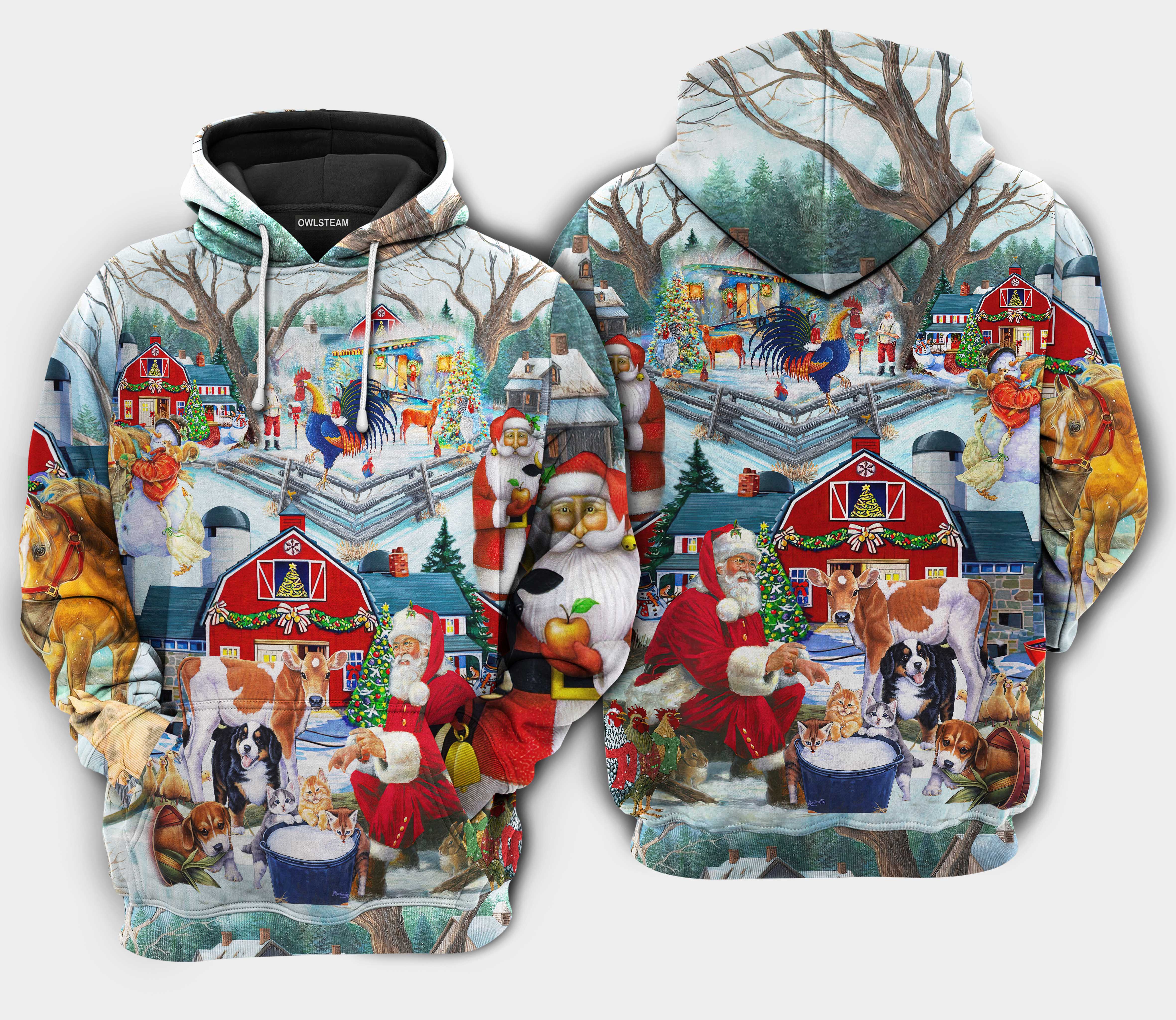 Christmas Love Animals – Hoodie – Hood15Dmt040921