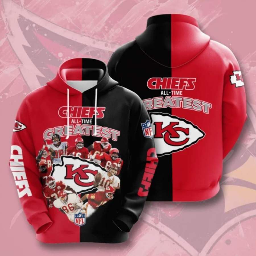 Kansas City Chiefs Hoodie 3D Style3384 All Over Printed