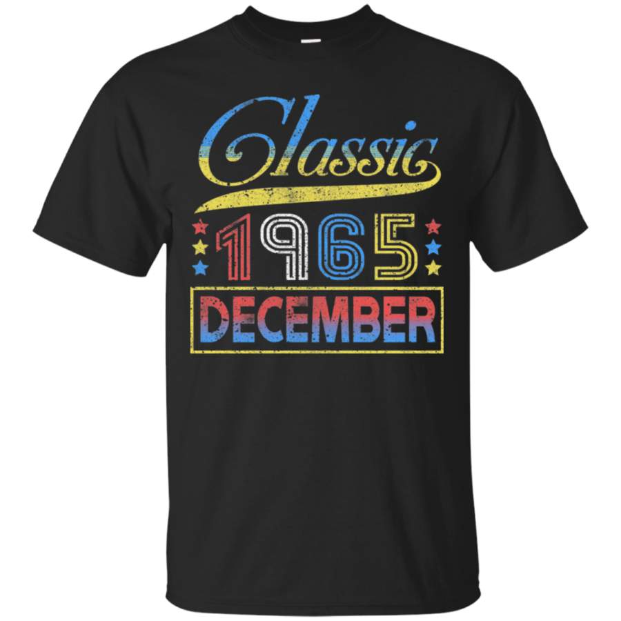 AGR Classic 1965 December Great Vintage Birthday T-Shirt