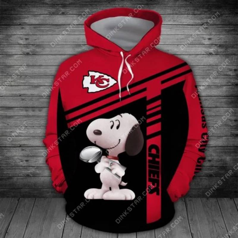 Snoopy Kansas City Chiefs 3d hoodie – LIMITED EDITION