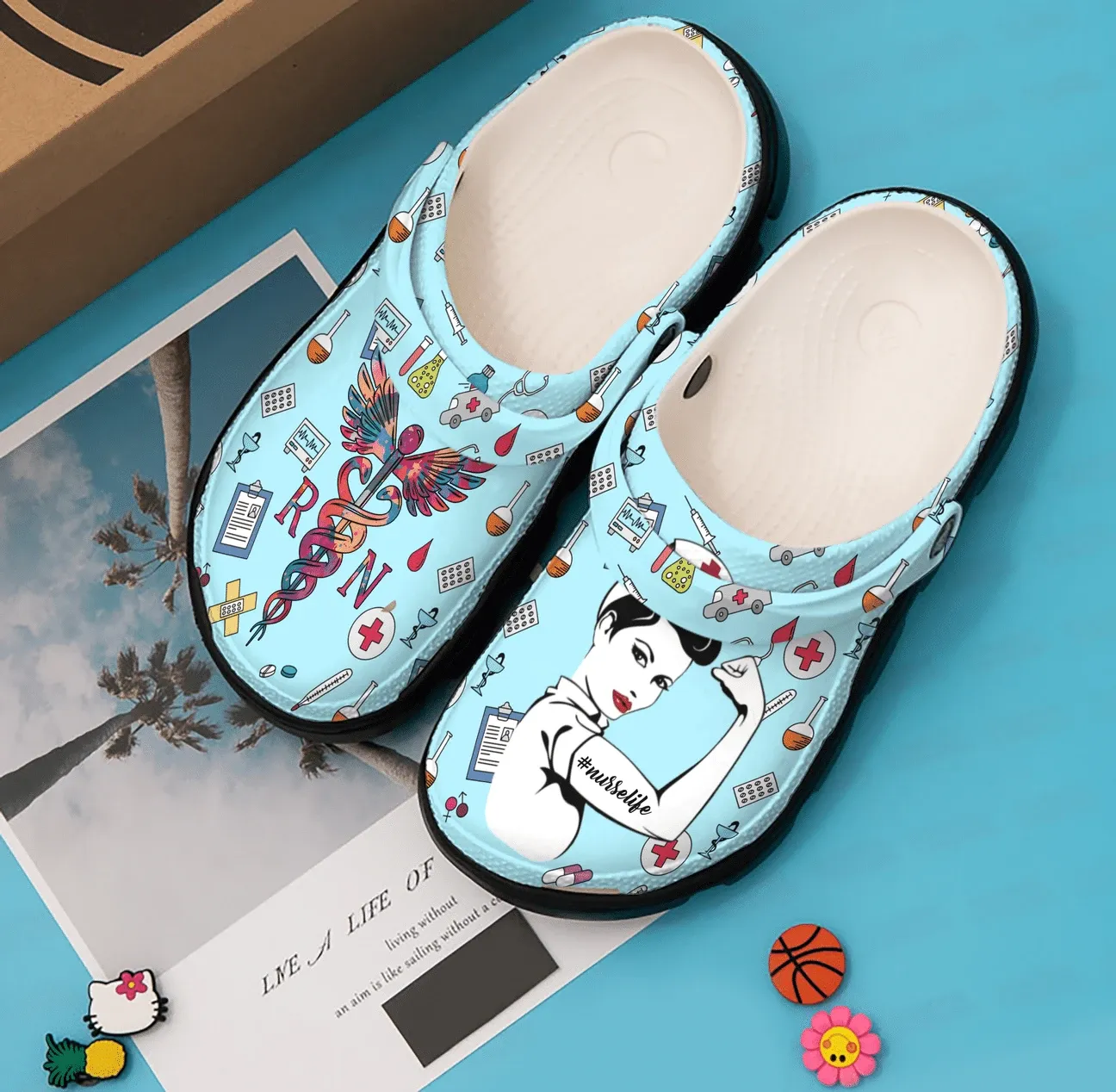 Nurse Life Personalized Clog Custom …