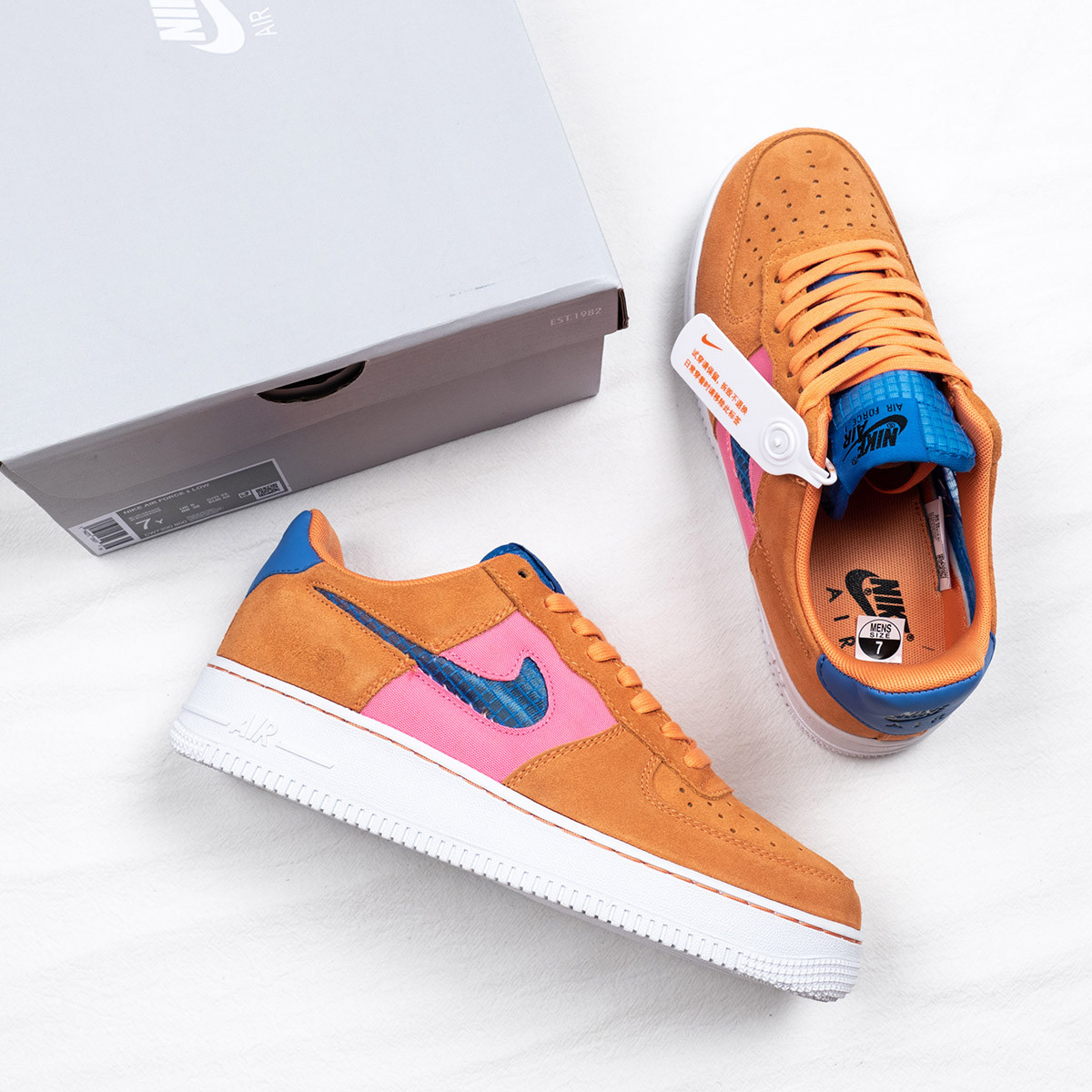 Nike Air Force 1 07 LV8 Orange Trance CW7300-800 5340724