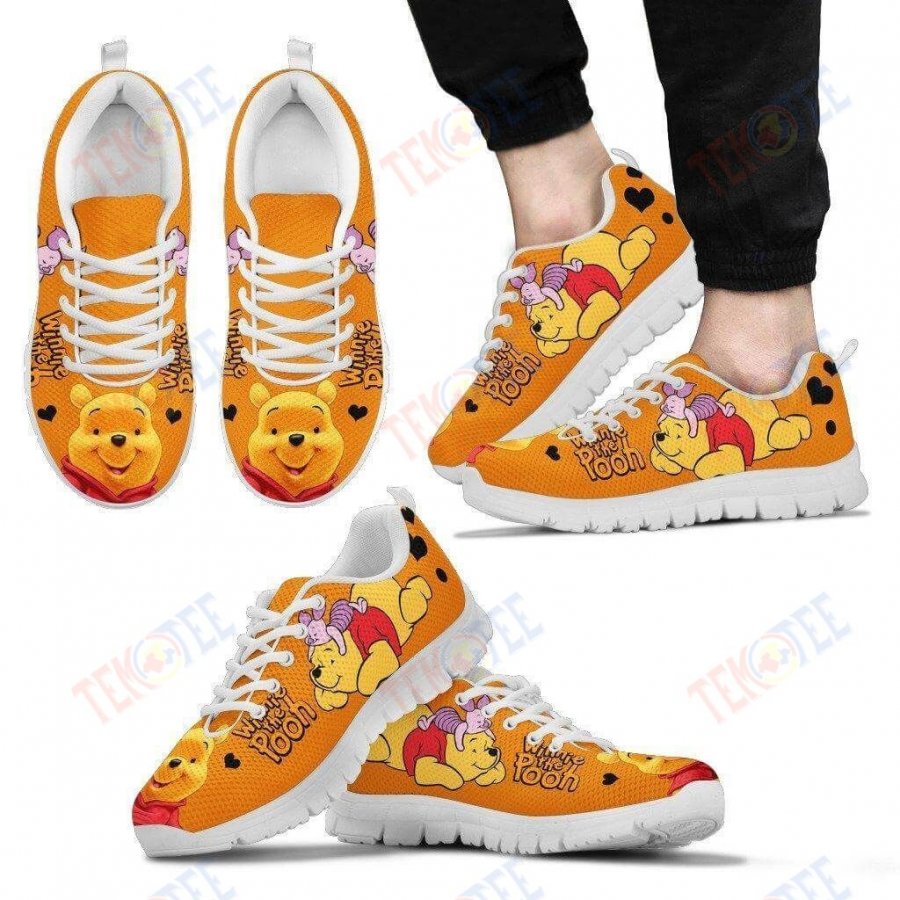 Mens Womens Winnie The Pooh Color Unisex Sneakers Trending Brand Custom Running Shoes For Men Women TDT992