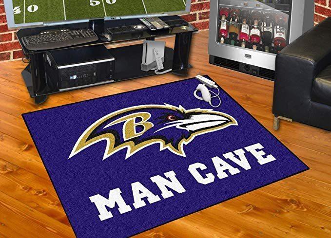 Baltimore Ravens Rug, Football Rug Floor Decor