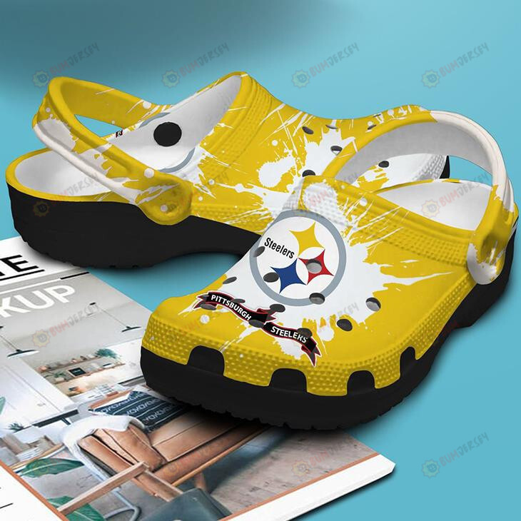 Pittsburgh Steelers Custom Name Crocs Crocband Shoes – Aop Clog