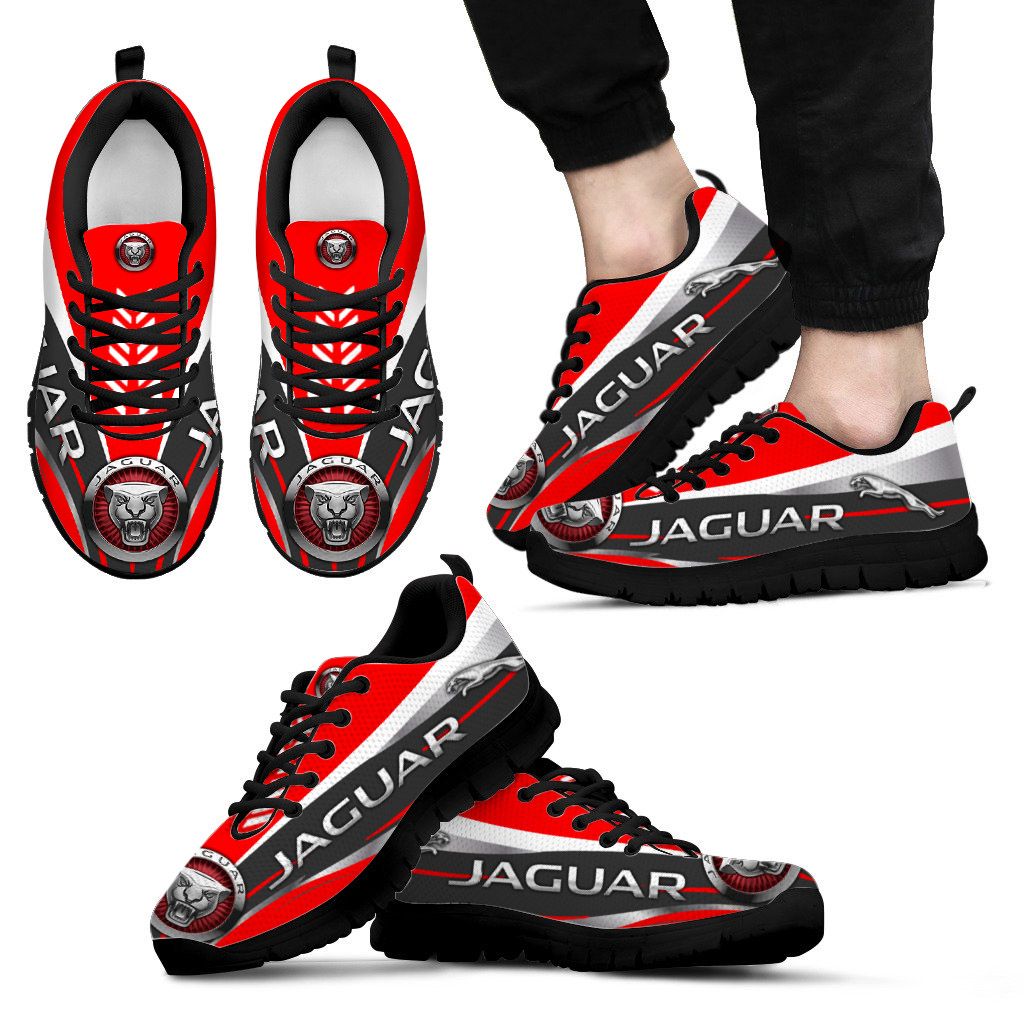 3D Printed Jaguar BDA-HT Sneakers For Men & Women Ver1 (Red)