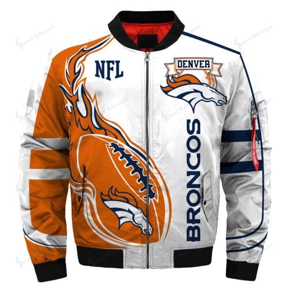 Denver Broncos Bomber Jacket 05