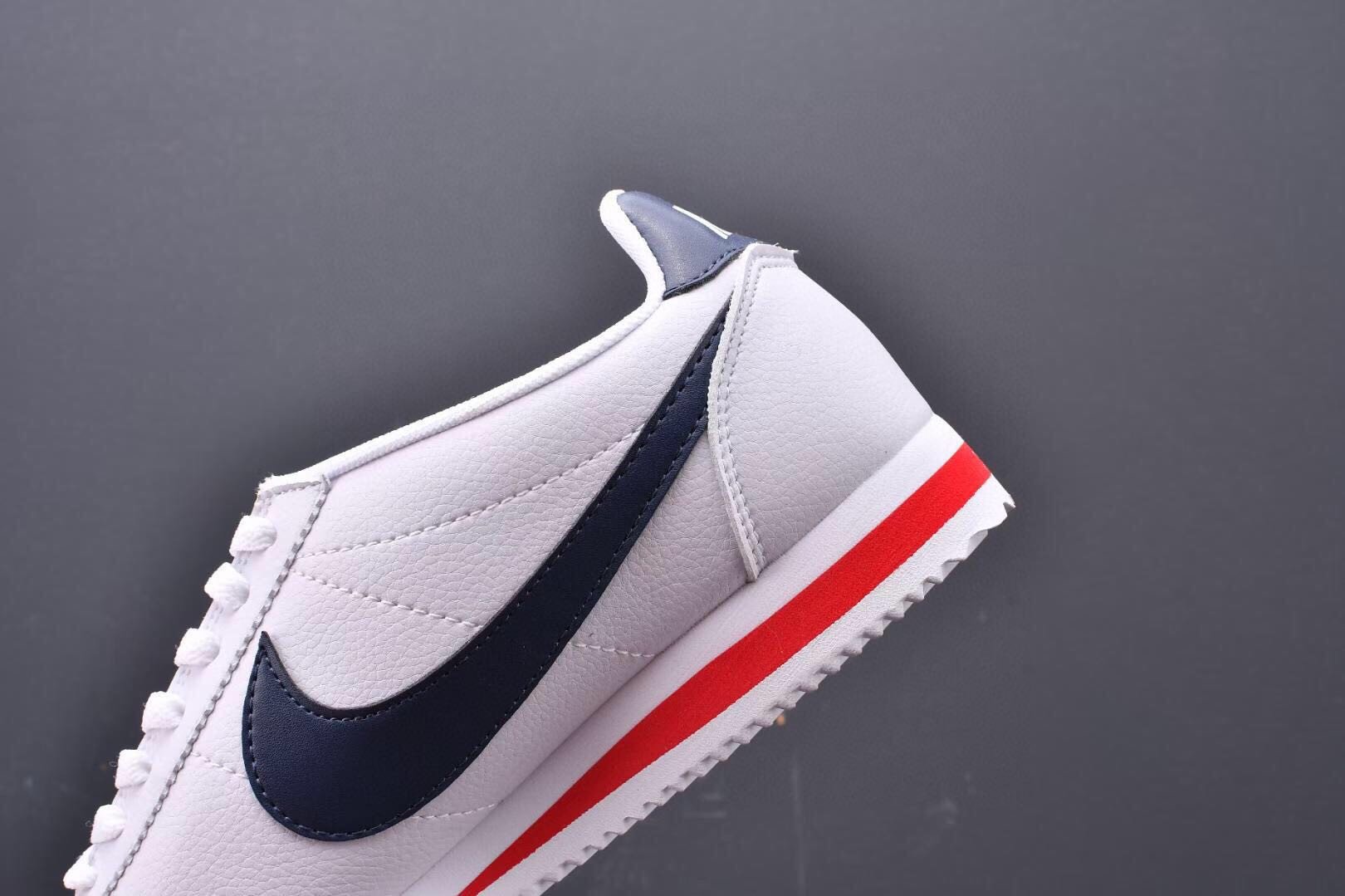 Nike Classic Cortez White Midnight Navy Shoes Sneakers SNK312422499 ...