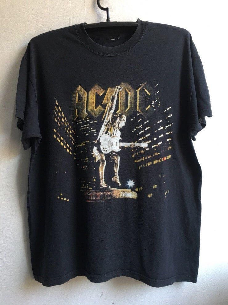 1990S Acdc Vintage Music Shirt