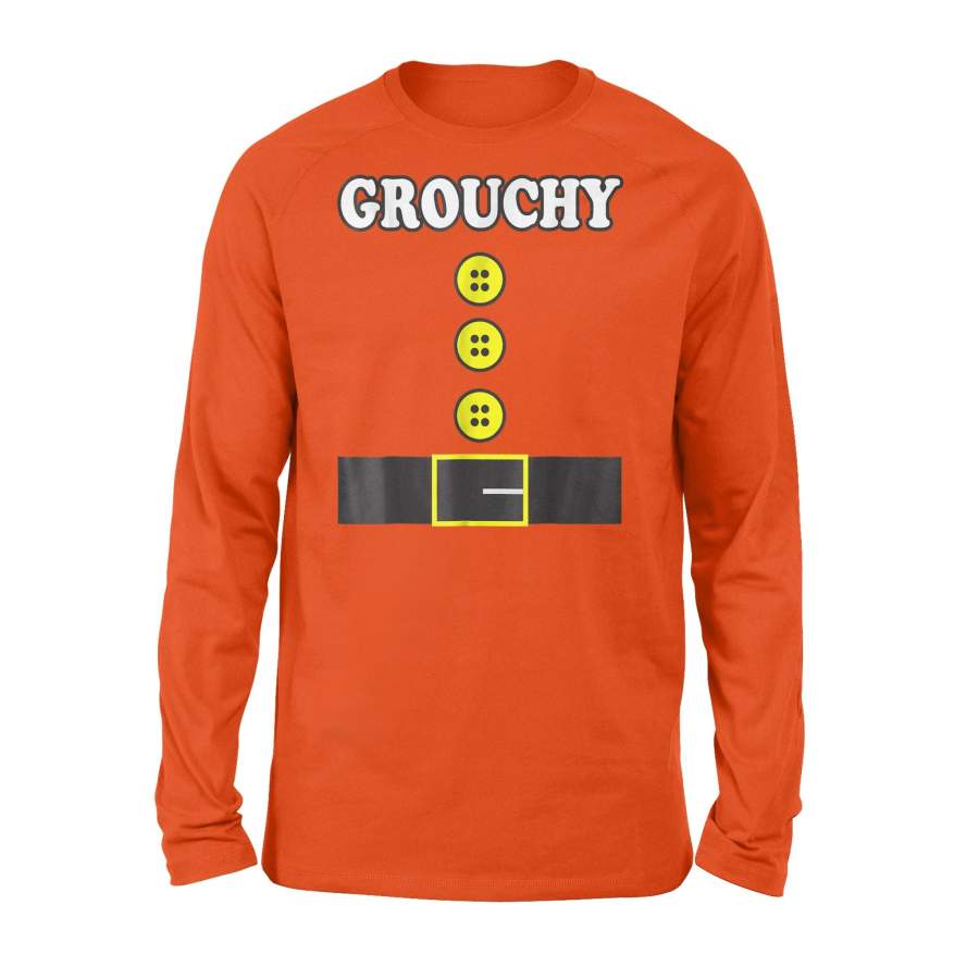 Grouchy Elf Dwarf Halloween Costume Seven Group Long Sleeve T-Shirt