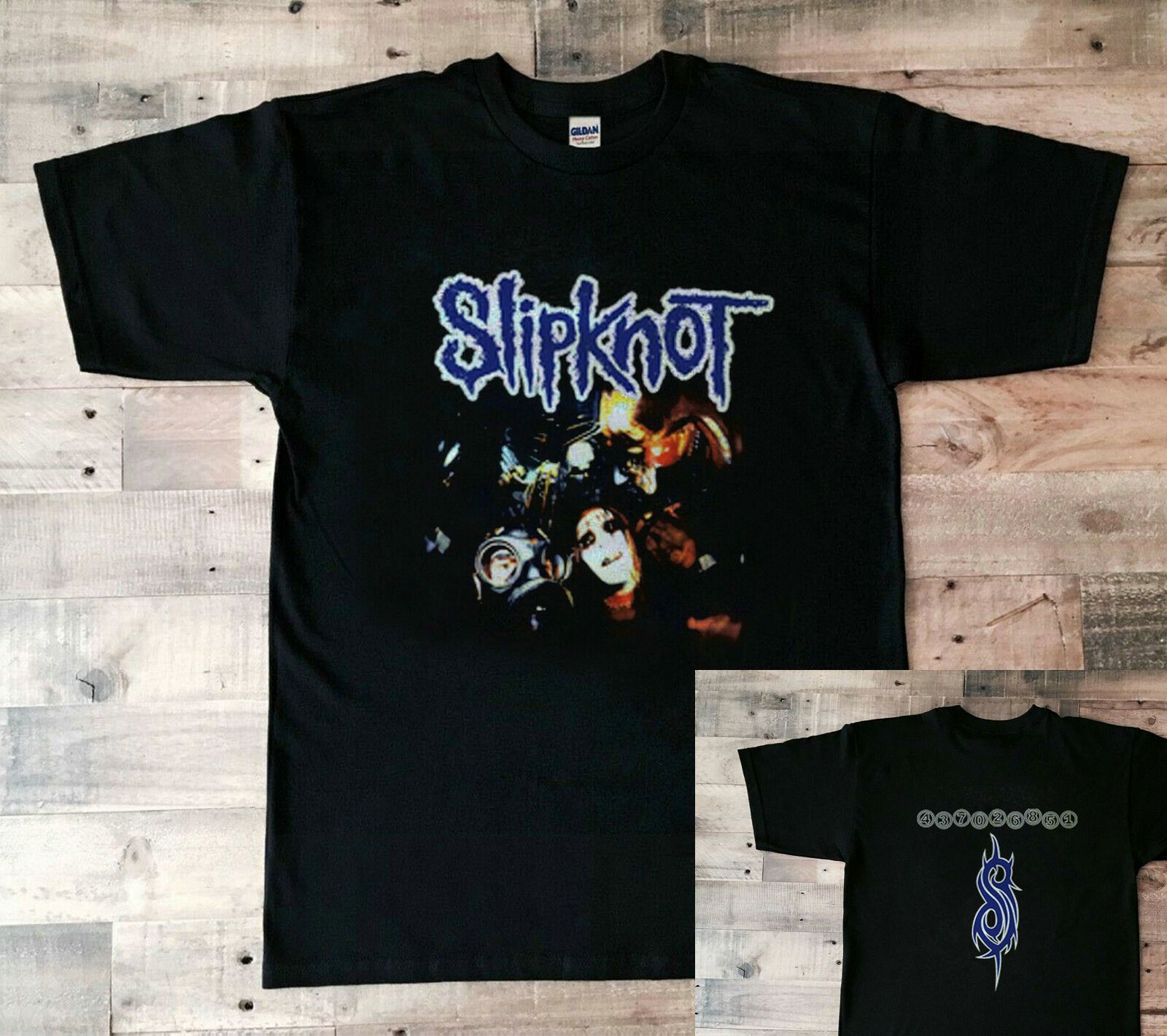 Vintage SLIPKNOT Concert Tour 2001 Gildan Heavy T-Shirt Size S – 5XL