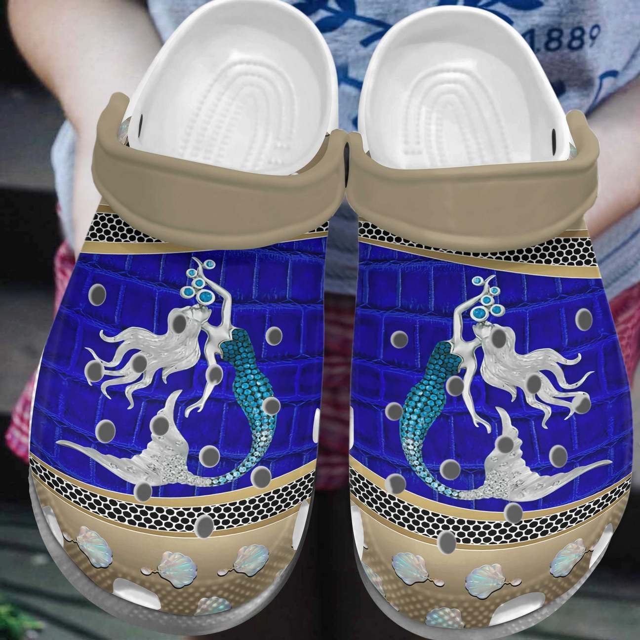 Mermaid Personalized Clog Custom Cro &hellip;