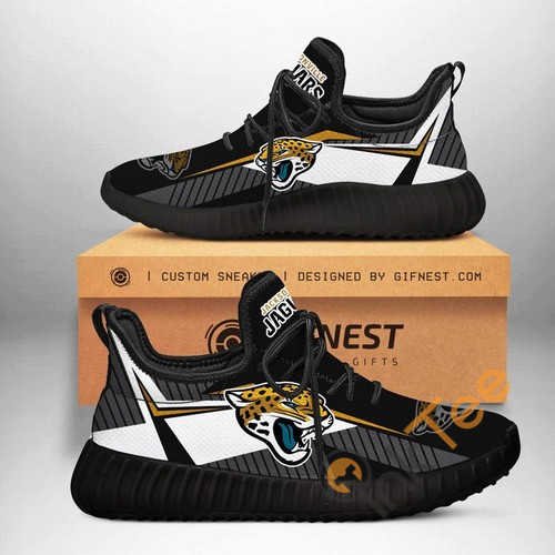 Jacksonville Jaguars Football Custom Shoes Personalized Name Yeezy Sneakers