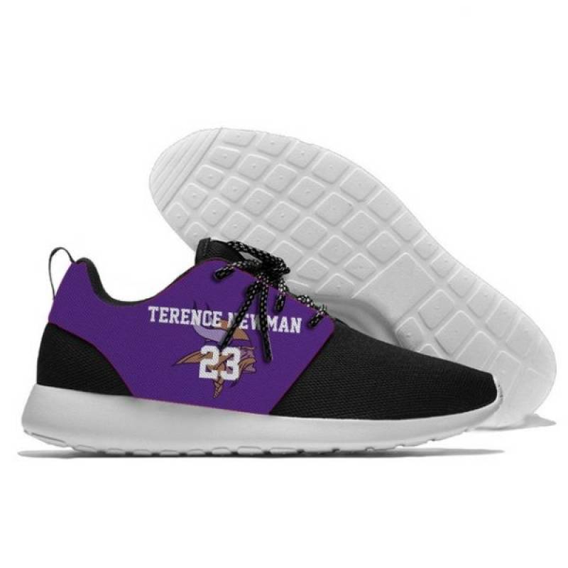 Terence Newman 23 – Mens And Womens Minnesota Vikings Lightweight Sneakers, Vikings Running Shoes