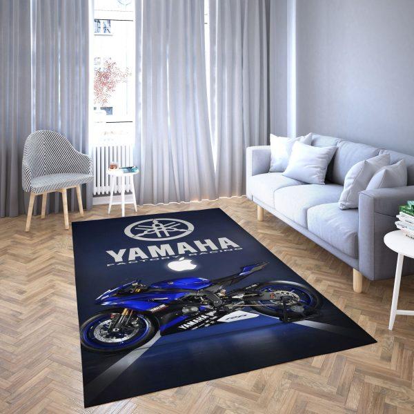 Yamaha Motorcycles Home Decor Rectangle Area Rug 3