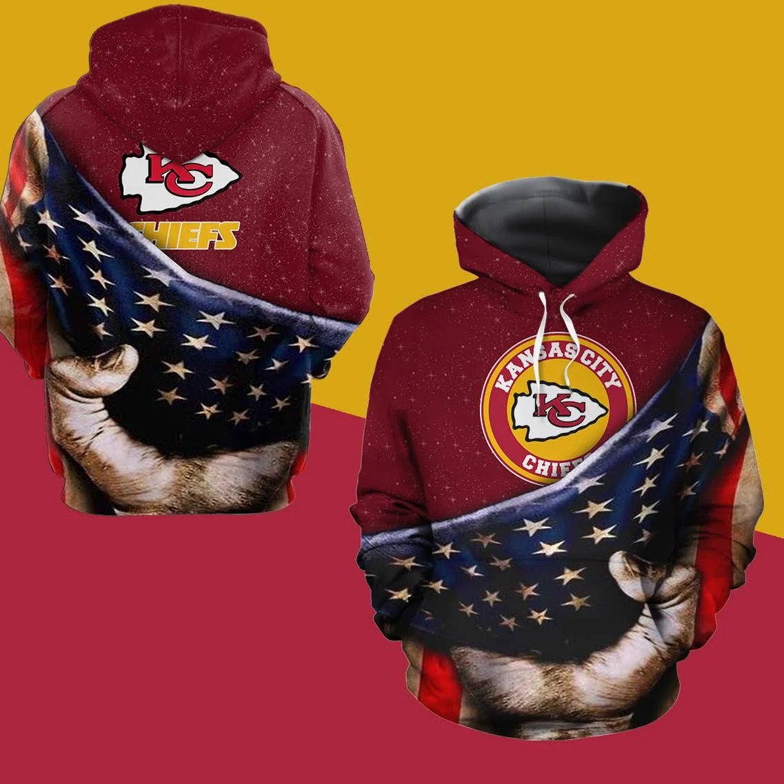 Kansas City Chiefs Super Bowl Liv 5 Unisex 3D Hoodie Gift For Fans