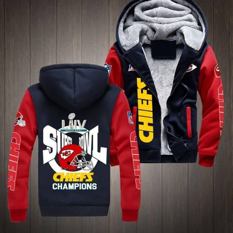 Chiefs Kansas City Chiefs Team Logo And Wordmark Chiefs Champions Super Bowl Football Helmets Awesome Gift For Kansas City Chiefs Lovers All Over Print Fleece Hoodie S-5Xl