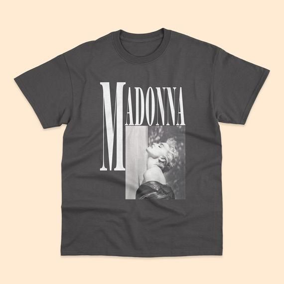 Madonna Shirt Queen Of Pop Madonna Merch Vintage Shirt Like A Virgin 80S Shirt 90S Concert Tshirts Shirt