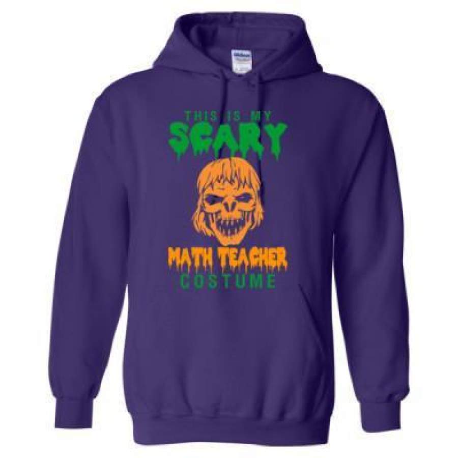 AGR Halloween This Is My Scary Math Teacher Costume – Heavy Blend™ Hooded Sweatshirt