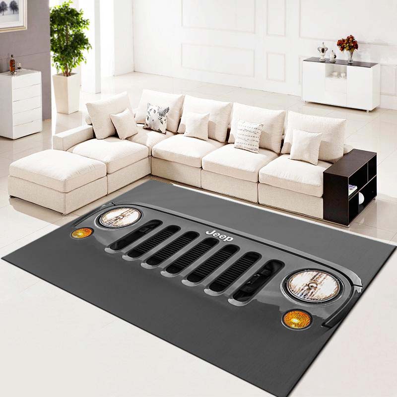 Gray Jeep Living Room Carpet Kitchen Area Rugs