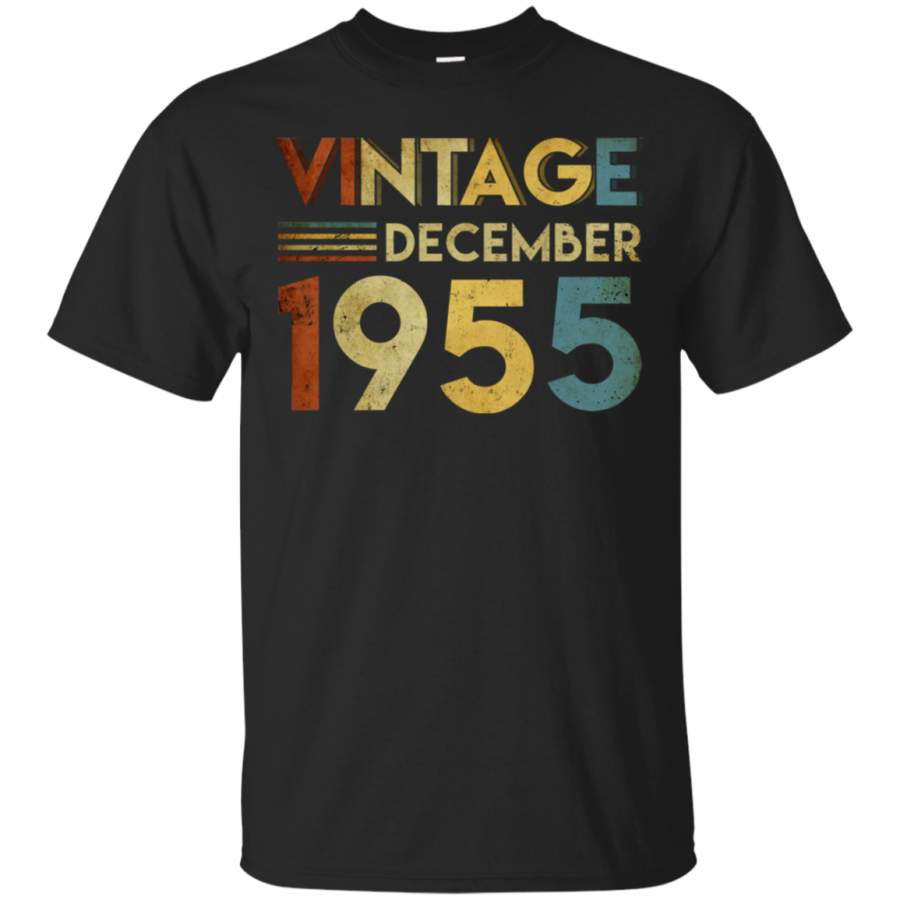 AGR 1955 December Vintage 63rd Birthday T-Shirt