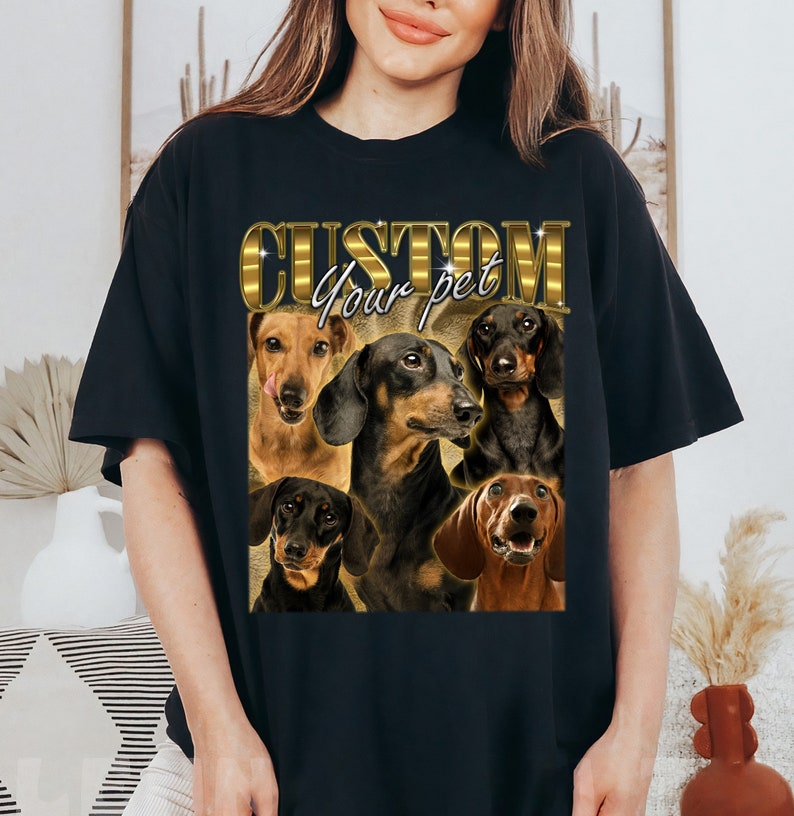 Dog Lover Shirt, Custom Your Own Photo Here T-Shirt, Personalized Pet Portrait Tee, Change Your Design Dog Here