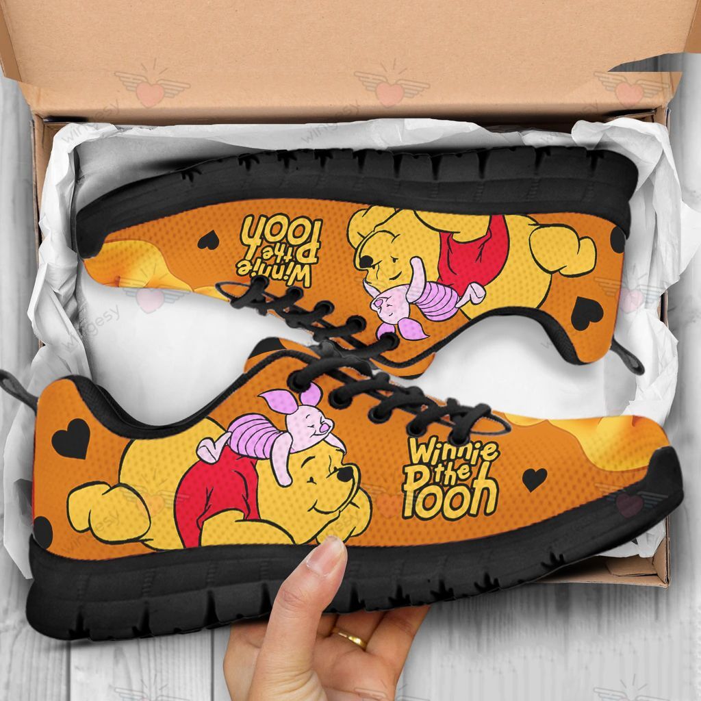 Pooh Cartoon Pooh Poo Name Sneakers Shoes QT009027Sa