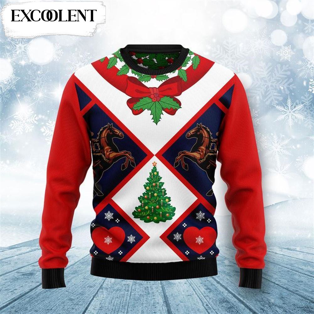 Cowboy Merry Christmas Ugly Christmas Sweater Adult – Retro Christmas Sweater – Gift For Christmas