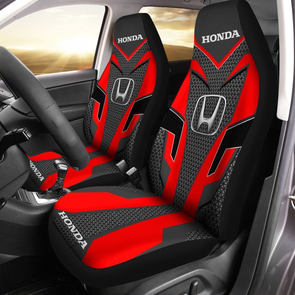 Honda Nth-Ha Car Seat Cover (Set Of 2) Ver 3 (Red)